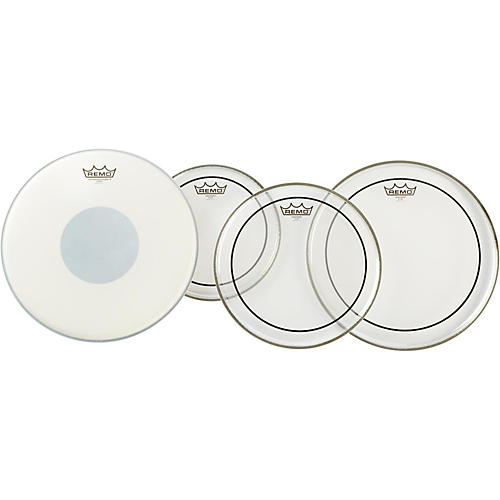 Remo Clear Pinstripe Pro Pack With Free 14