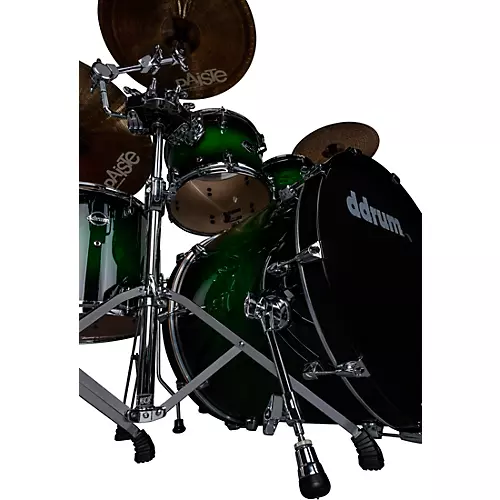 Ddrum Dominion Birch 5-Piece Shell Pack With Ash Veneer Red Burst