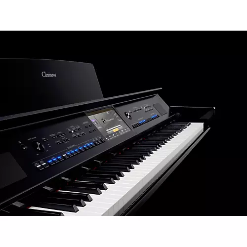 Yamaha Clavinova CVP-909 Digital Piano With Counterweight Keyboard and Bench Matte Black