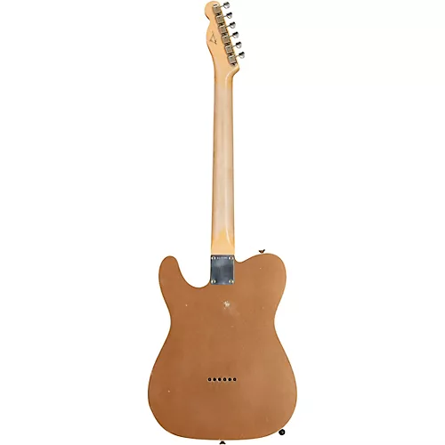 Fender Custom Shop 1963 Telecaster Custom Journeyman Relic Electric Guitar Masterbuilt by Paul Waller Aged Firemist Gold