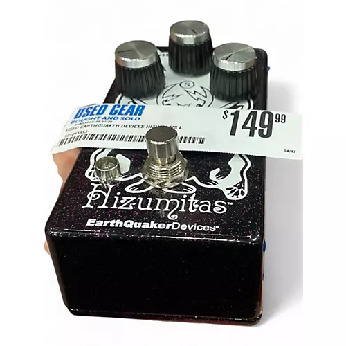 Used EarthQuaker Devices Hizumatis LE Gear Hero Purple Sparkle Effect Pedal