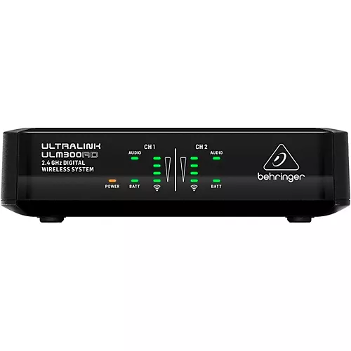Behringer ULM302MIC High-Performance 2.4 GHz Digital Wireless System with 2 Handheld Microphones