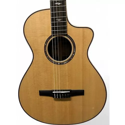 Used Taylor 812CEN Natural Classical Acoustic Electric Guitar Natural