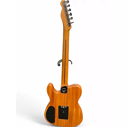 Used Fender Acoustasonic Player Telecaster Brushed Black Acoustic Electric Guitar Brushed Black