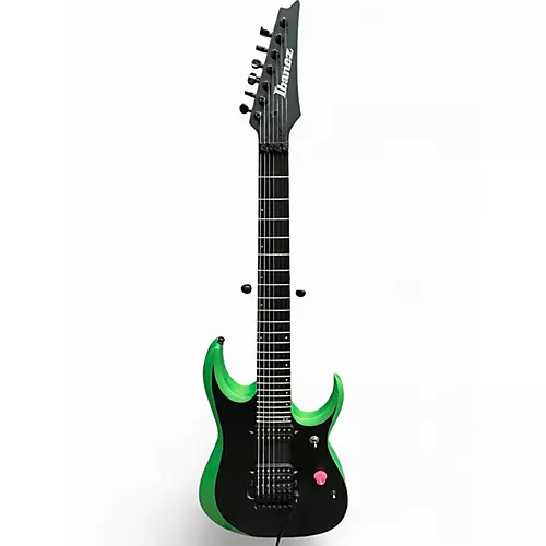 Used Ibanez RGD70ALNB Green Solid Body Electric Guitar Green