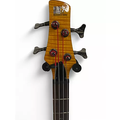 Used Ibanez SR700 Amber Electric Bass Guitar Amber