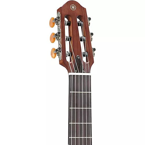 Yamaha SLG200N Nylon-String Silent Acoustic-Electric Guitar Dark Red Burst
