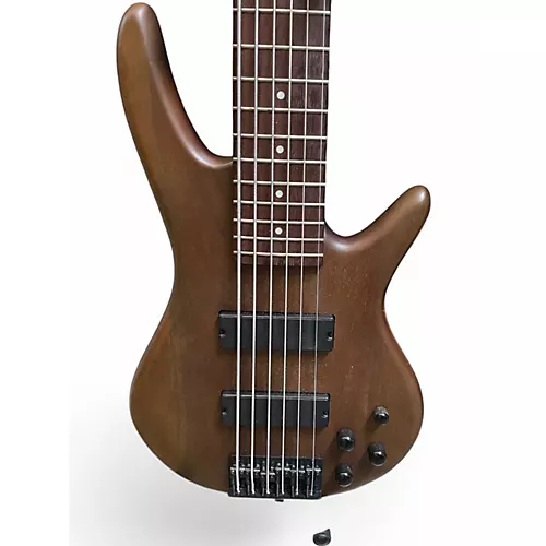 Used Ibanez GSR206 6 String Walnut Electric Bass Guitar Walnut
