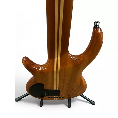 Used Carvin 6 STRING NECK THROUGH Natural Electric Bass Guitar Natural