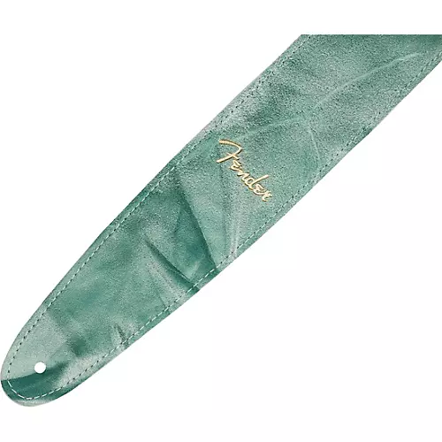 Fender Tie-Dye Leather Strap Green