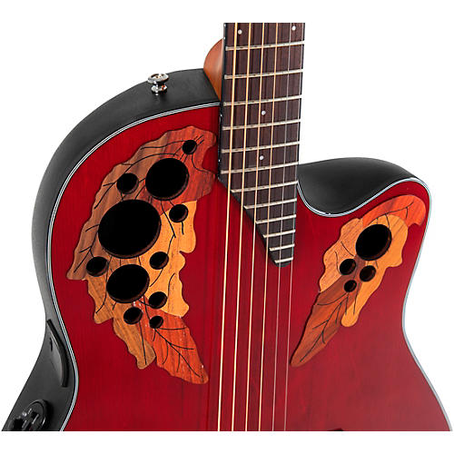 Ovation CE44 Celebrity Series Elite Mid-Depth Acoustic-Electric Guitar Reverse Blue Burst