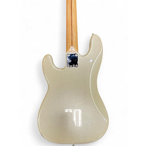 Used 2014 Fender Blacktop Precision Bass White Chrome Pearl Electric Bass Guitar White Chrome Pearl