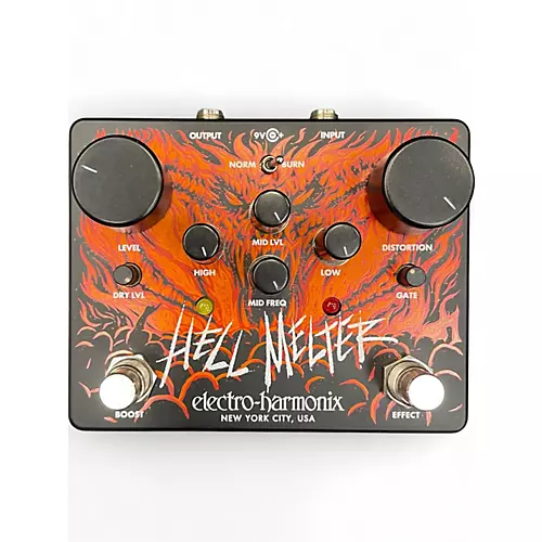 Used Electro-Harmonix HELL MELTER Effect Pedal