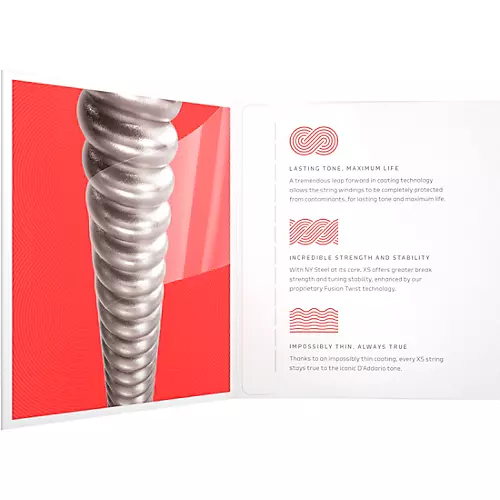 D'Addario XS Nickel Electric Guitar Strings 11 - 56