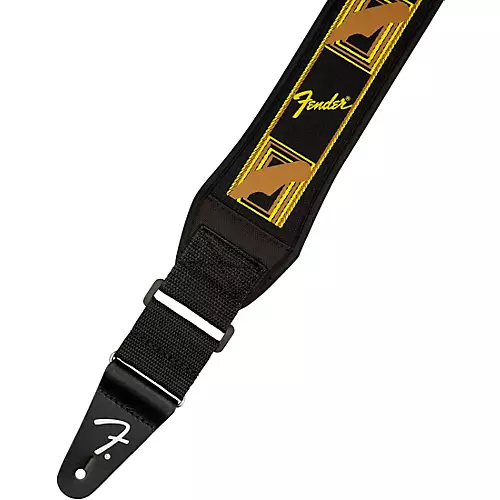Fender Swell Neoprene Logo Guitar Strap Black 2.5 in.