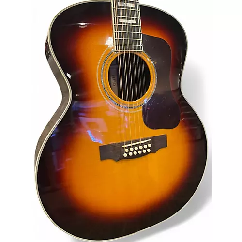 Used Guild F512 Tobacco Burst 12 String Acoustic Guitar Tobacco Burst