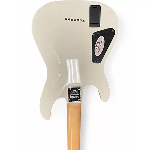 Used Schecter Guitar Research Demon 7 String Alpine White Solid Body Electric Guitar Alpine White