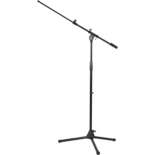 Musician's Gear Tripod Microphone Stand With Telescoping Boom Black 2-Pack