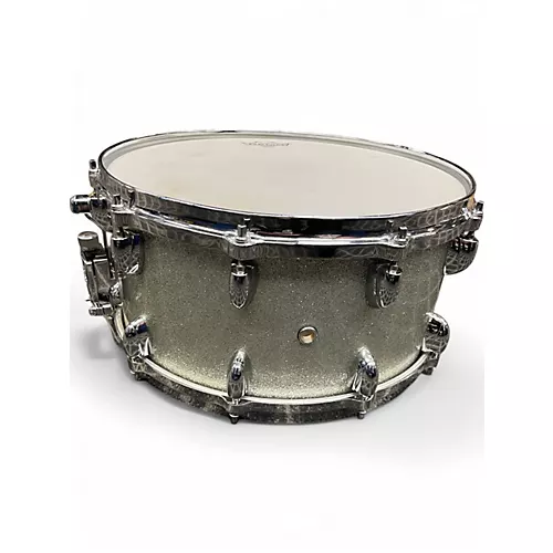 Used Yamaha 14X7 Oak Custom Snare Silver Sparkle Drum Silver Sparkle 214