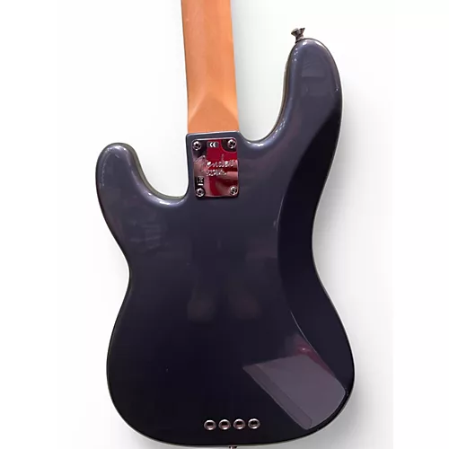 Used Fender American Standard Precision Bass Silver Electric Bass Guitar Silver