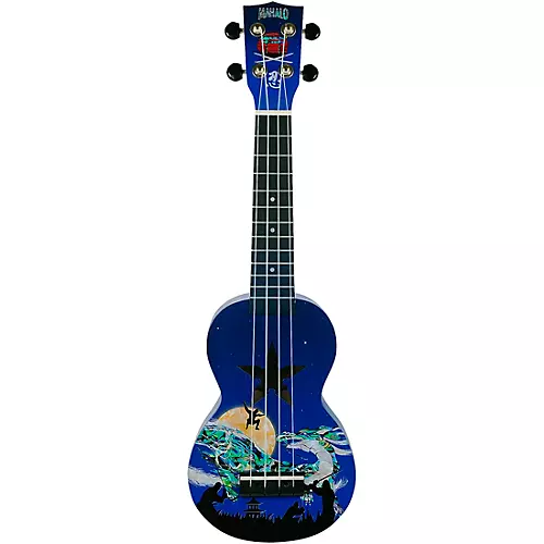 Mahalo Art Series Soprano Ukulele With Bag Tiki Motif