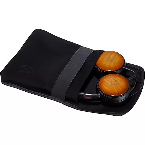 Audio-Technica Portable Over-Ear Wooden Headphones Flame Maple