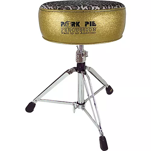 Pork Pie Round Drum Throne Black Sparkle