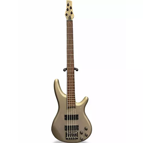 Used Ibanez SR885 Gray Electric Bass Guitar Gray