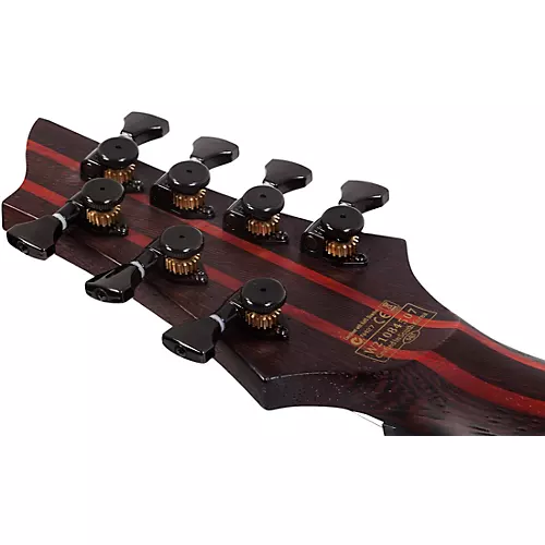 Schecter Guitar Research John Browne Tao-7 Electric Guitar Satin Trans Purple