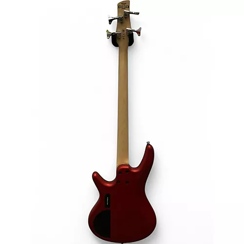 Used Ibanez MEZZO SRMD200 4 STRING Metallic Red Electric Bass Guitar Metallic Red