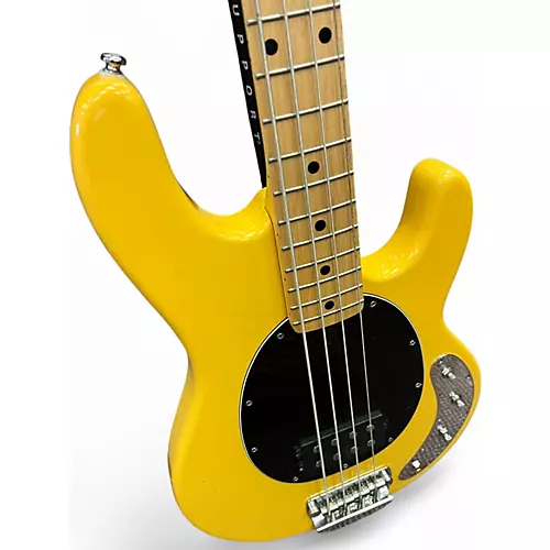 Used Sterling by Music Man ray24 Butterscotch Electric Bass Guitar Butterscotch