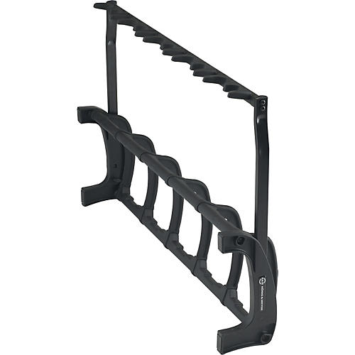 K&M Guardian 5-Guitar Stand Rack-style (5 Guitars) Black