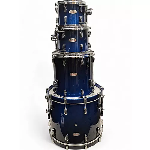 Used Pearl 4 Piece Reference Series ULTRA BLUE FADE Drum Kit ULTRA BLUE FADE
