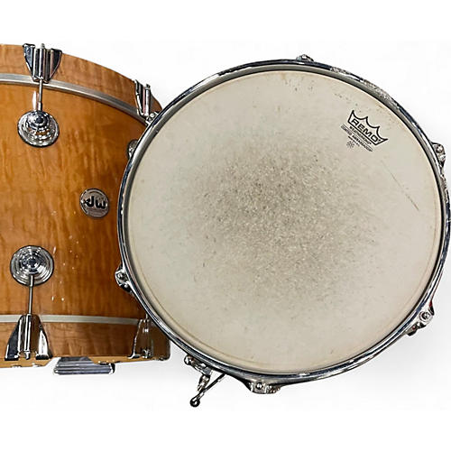 Used DW 3 Piece Collector's Series Exotic Natural Drum Kit Natural