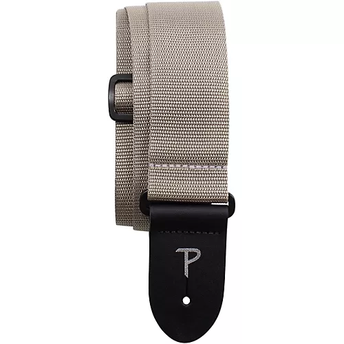 Perri's Nylon Guitar Strap Silver 2 in.