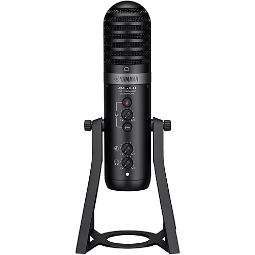 Yamaha AG01 Streaming Loopback Audio USB Microphone White