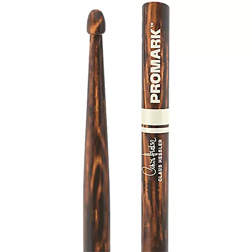 Promark Claus Hessler Signature FireGrain Hickory ActiveGrip Clear Drum Sticks