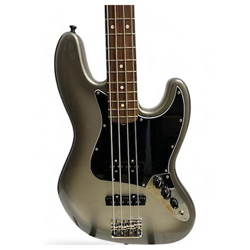 Used 2022 Fender American Professional II Jazz Bass Mercury Electric Bass Guitar mercury