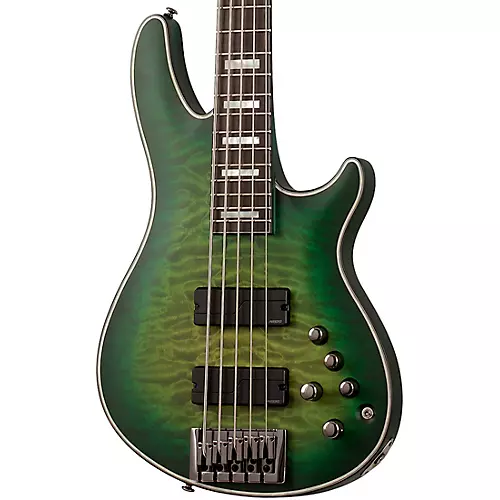 Schecter Guitar Research Daniel Firth Hellraiser Extreme-5 Electric Bass Cthulhu Burst Satin