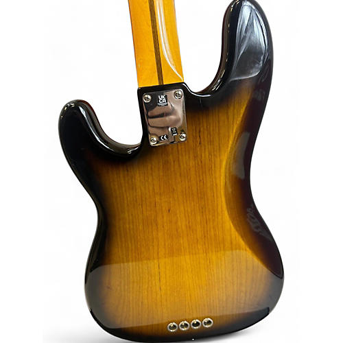 Used Fender 1962 American Vintage Precision Bass 2 Color Sunburst Electric Bass Guitar 2 Color Sunburst