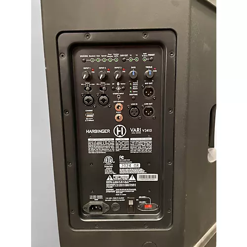 Used Harbinger VARI 3415 Powered Speaker