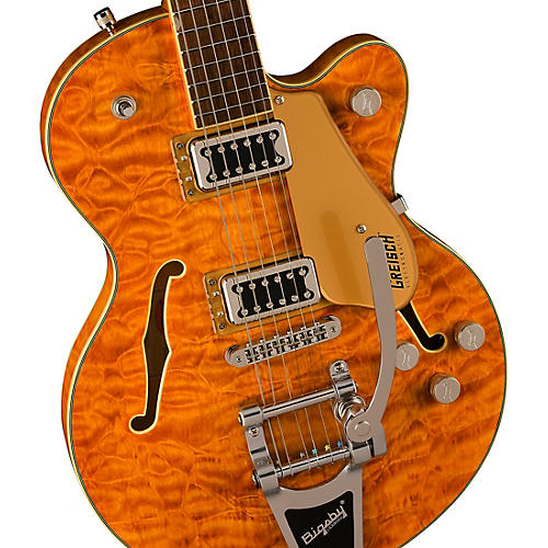 Gretsch Guitars G5655T-QM Electromatic Center Block Jr. Single-Cut Quilted Maple With Bigsby Electric Guitar Sweet Tea