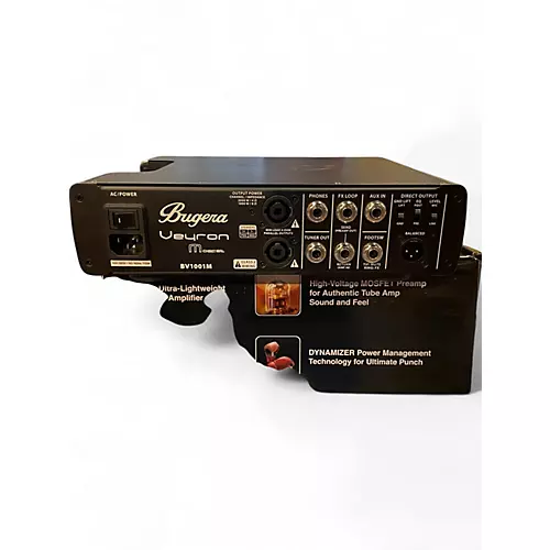 Used Bugera BV10001M Veyron MOSFET 2000W Bass Amp Head