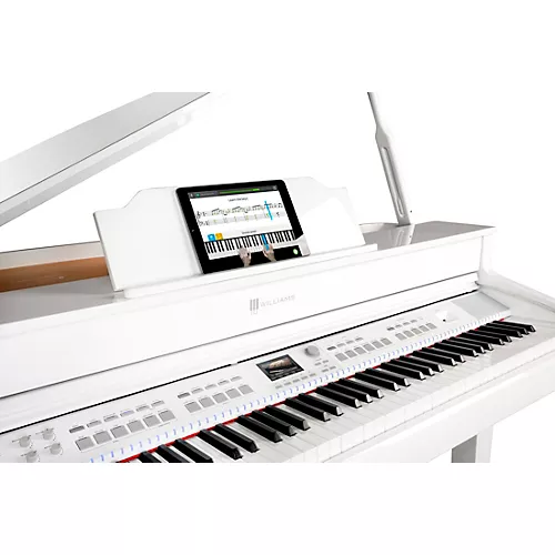 Williams Symphony Grand II Digital Micro Grand Piano With Bench Mahogany Red 88 Key