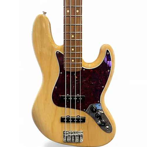 Used 2020 Fender Deluxe Jazz Bass Natural Electric Bass Guitar Natural
