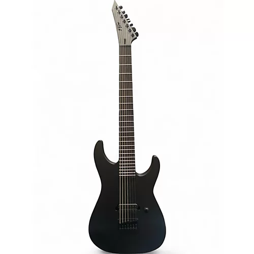 Used ESP LTD MH7T Matte Black Solid Body Electric Guitar Matte Black