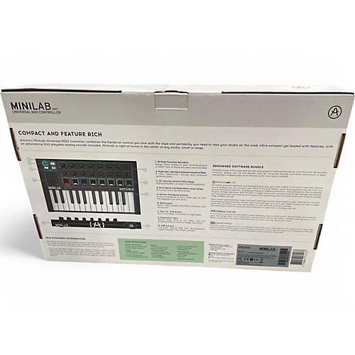 Used Arturia Minilab MKII MIDI Controller