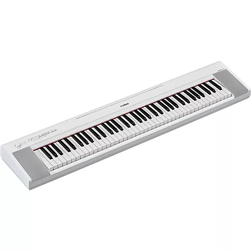 Yamaha Piaggero NP-35 76-Key Portable Keyboard With Power Adapter Black Beginner Package