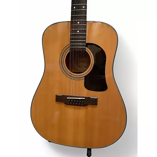 Used Washburn D12 S12 Natural 12 String Acoustic Guitar Natural