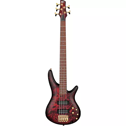 Ibanez SR305EDX 5-String Electric Bass Guitar Wine Red Frozen Matte